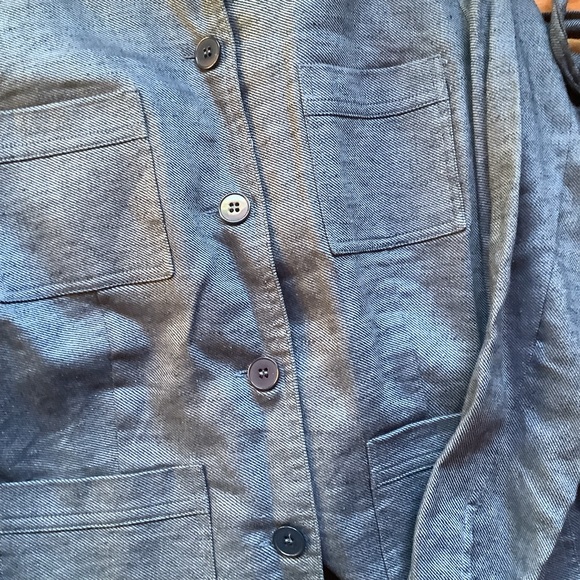 Nine & Co. Size 2 petite linen cotton pants jacket outfit - Picture 3 of 8